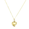Pendentif cœur creux en or 9 carats