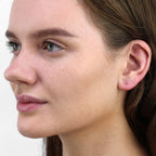 Boucles d'oreilles à tige en or rose 9 carats avec boules de 2 mm