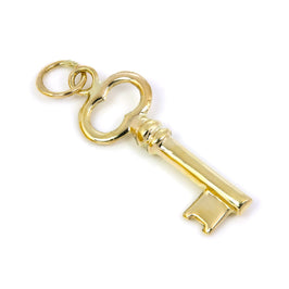 Breloque clé à l'ancienne en or 9 carats