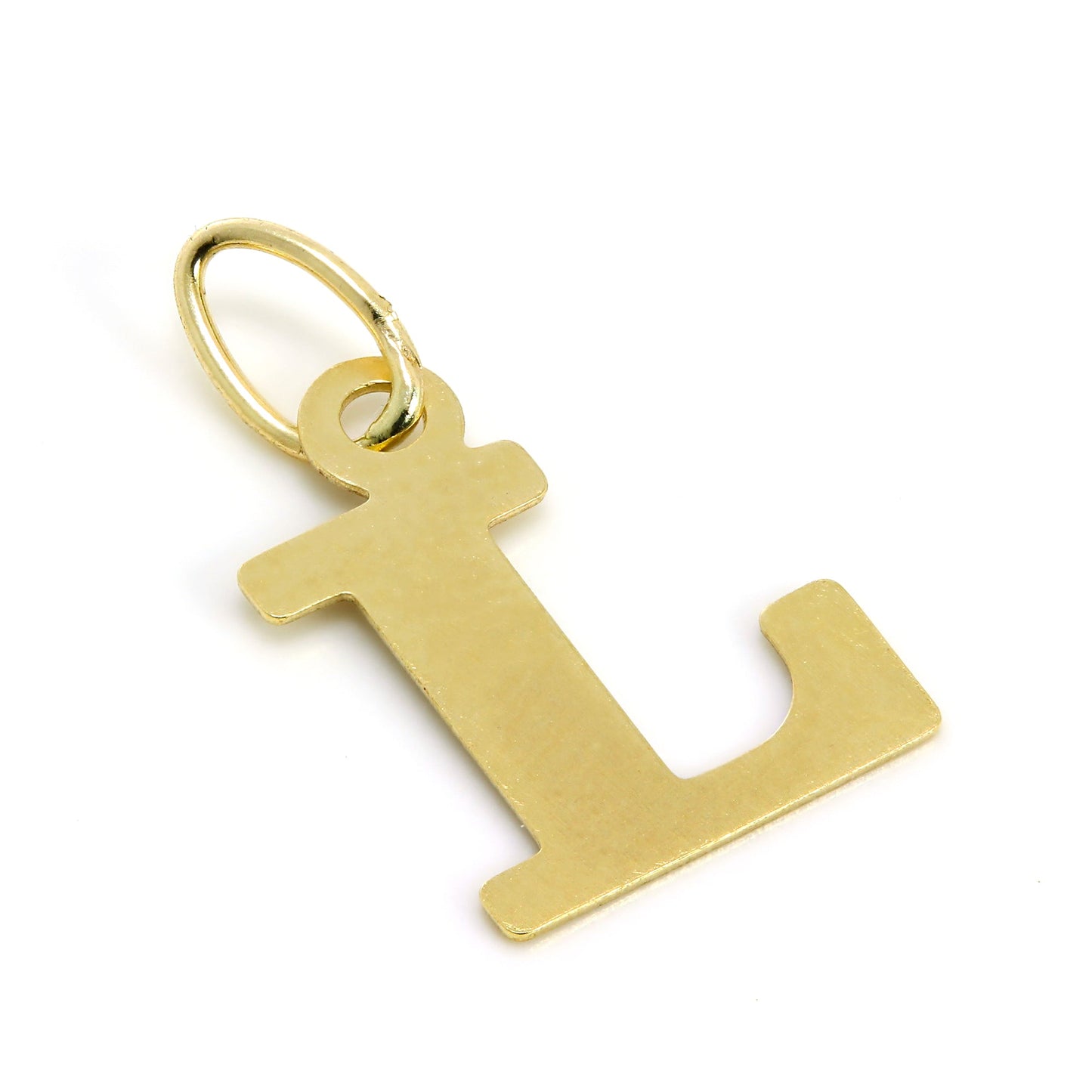 Breloques légères en or 9 carats avec initiales de A à Z