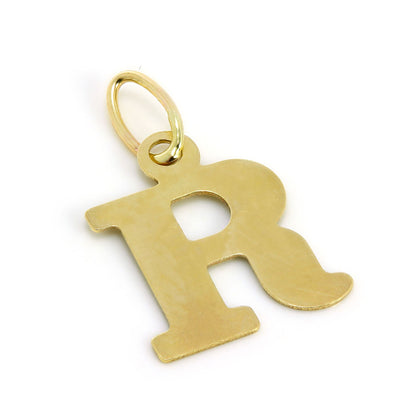 Breloques légères en or 9 carats avec initiales de A à Z