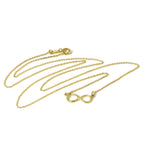Collier avec pendentif infini en or 9 carats de 40 cm