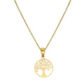 Collier pendentif arbre de vie en or 9 carats de 40 à 50 cm