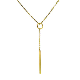 Collier pendentif goutte en or 9 carats de 40 à 50 cm