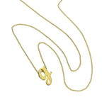Collier avec pendentif minuscule lettre G en or 9 carats, 40 à 50 cm