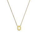 Collier avec pendentif minuscule lettre O en or 9 carats, 40 à 50 cm