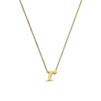 Collier avec pendentif minuscule lettre R en or 9 carats, 40 à 50 cm