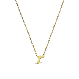 Collier avec pendentif minuscule lettre R en or 9 carats, 40 à 50 cm