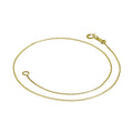 Bracelet de cheville gourmette en or 9 carats de 24 cm