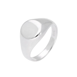 Chevalière gravable en argent sterling pour homme, tailles 49 à 70