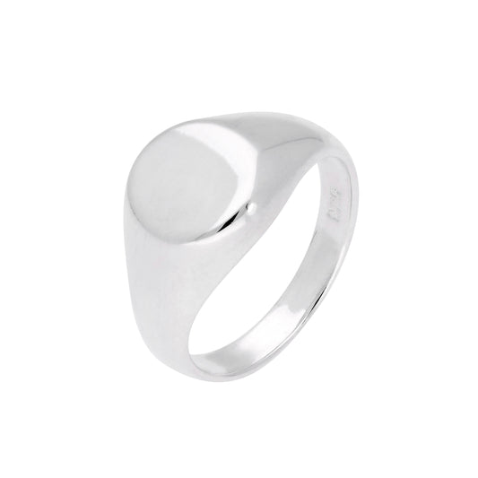 Chevalière gravable en argent sterling pour homme, tailles J à Z+1