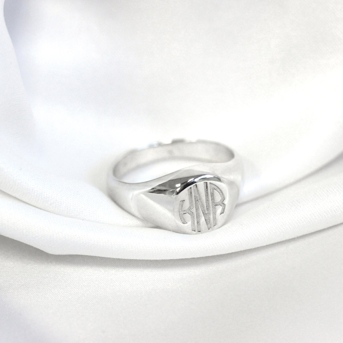 Chevalière gravable en argent sterling pour homme, tailles 49 à 70