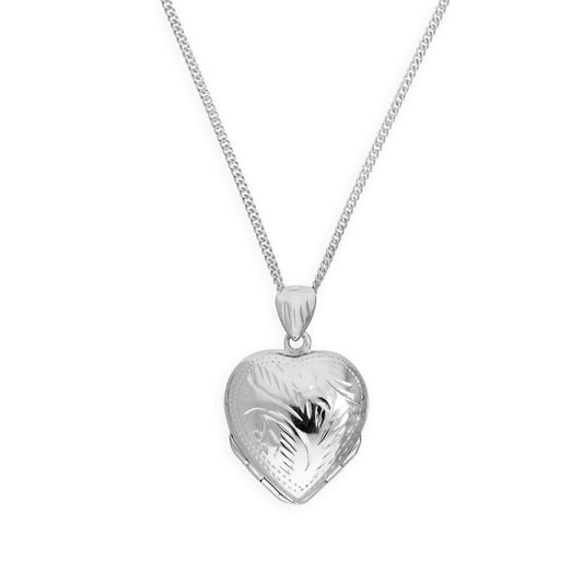 Petit médaillon familial en argent sterling avec 4 photos gravées en forme de cœur sur chaîne de 40 à 61 cm