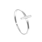 Bague empilable en argent sterling, tailles 49 à 63