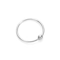 Anneau de nez BCR en argent sterling