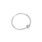 Anneau de nez BCR en argent sterling