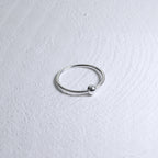 Anneau de nez BCR en argent sterling