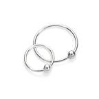 Anneau de nez BCR en argent sterling