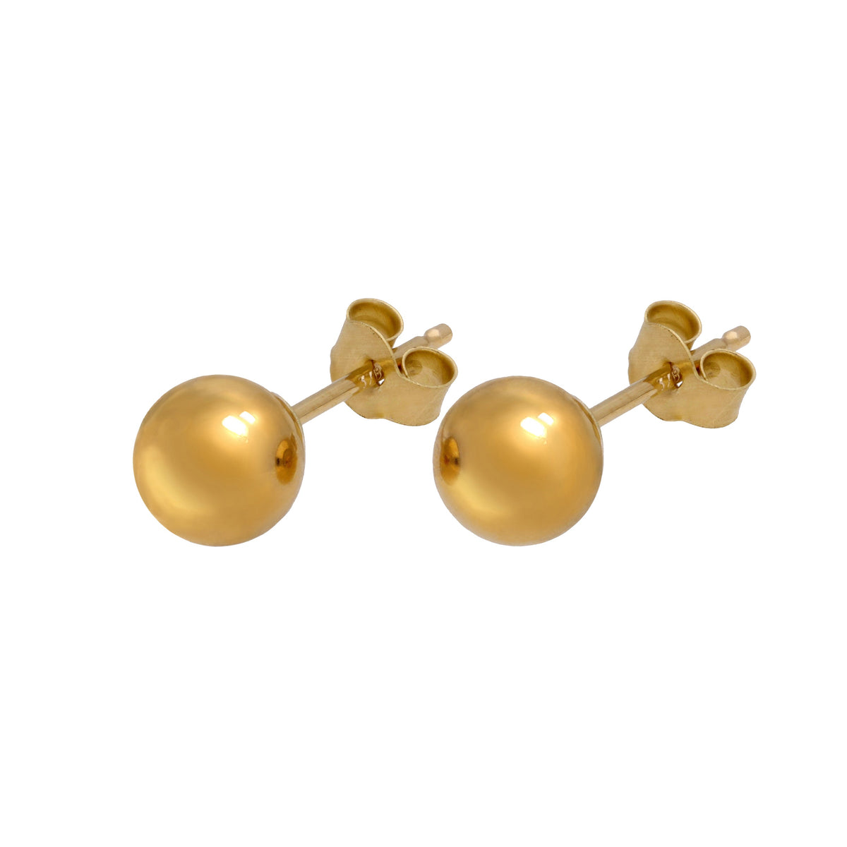 Boucles d'oreilles à tige en or jaune 9 carats