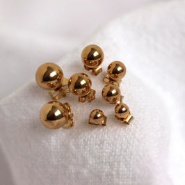 Boucles d'oreilles à tige en or jaune 9 carats