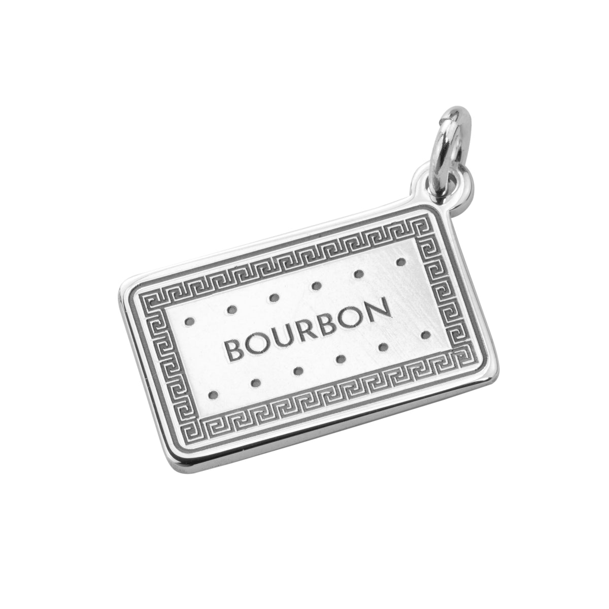 Charm biscuit classique personnalisé en argent sterling