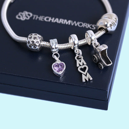 Bracelet serpent en argent sterling de 3 mm - 7,5 pouces