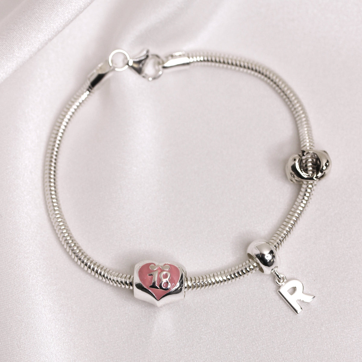 Bracelet serpent en argent sterling de 3 mm - 19 cm