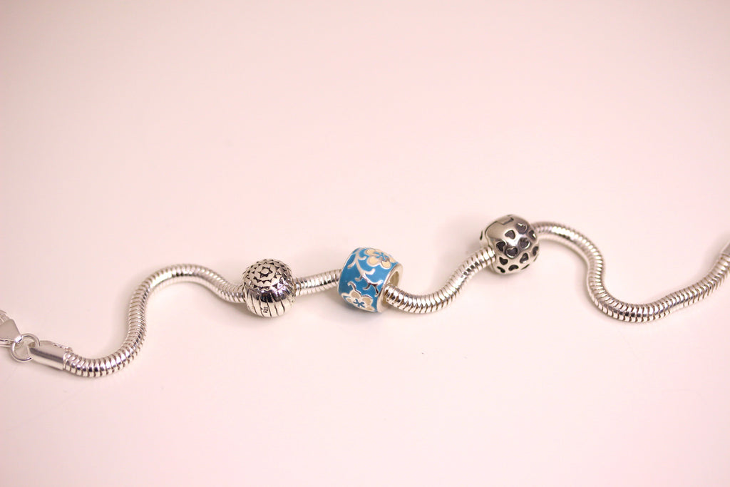 Bracelet serpent en argent sterling de 3 mm - 19 cm
