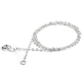 Chaîne plate en argent sterling