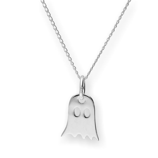 Collier pendentif fantôme en argent sterling de 14 à 22 pouces