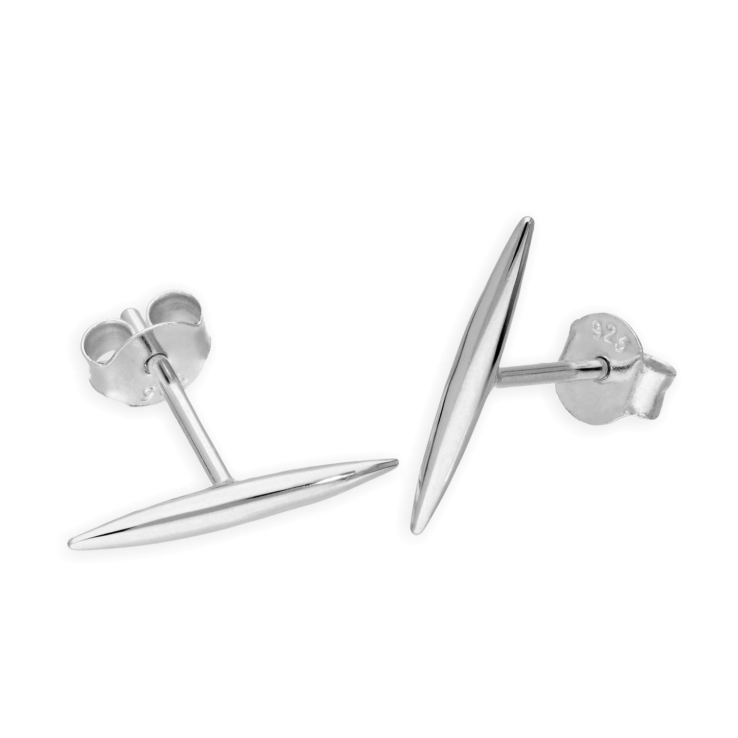 Boucles d'oreilles à clous en argent sterling