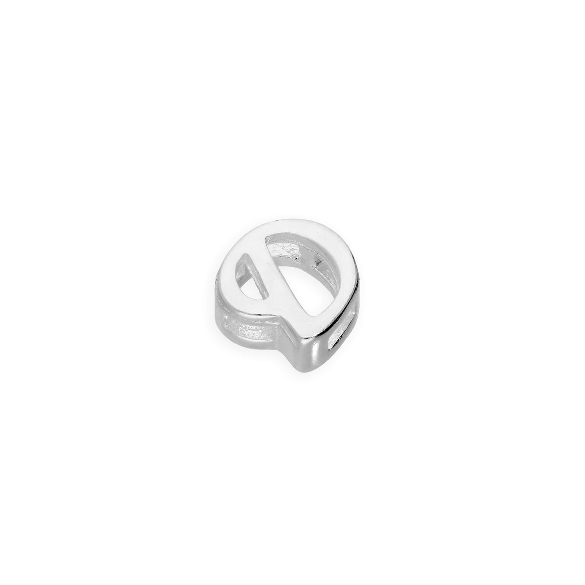 Breloques flottantes en argent sterling avec lettres de l'alphabet A à Z