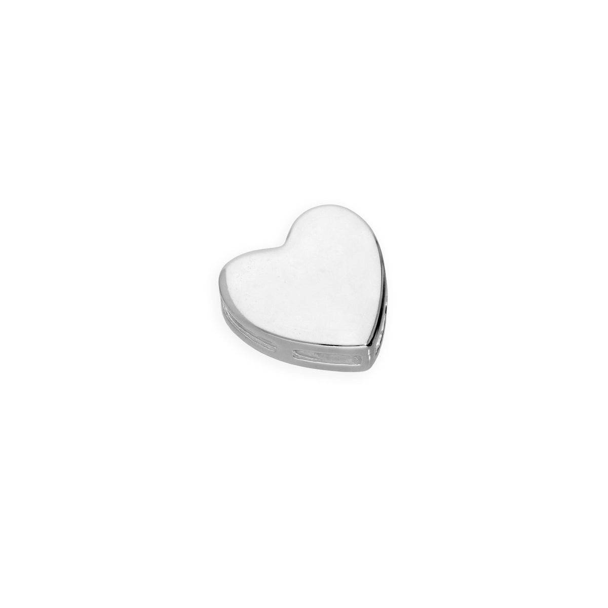 Breloque en forme de cœur flottant en argent sterling