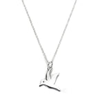 Pendentif colibri en argent sterling