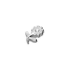 Breloque fleur flottante en argent sterling