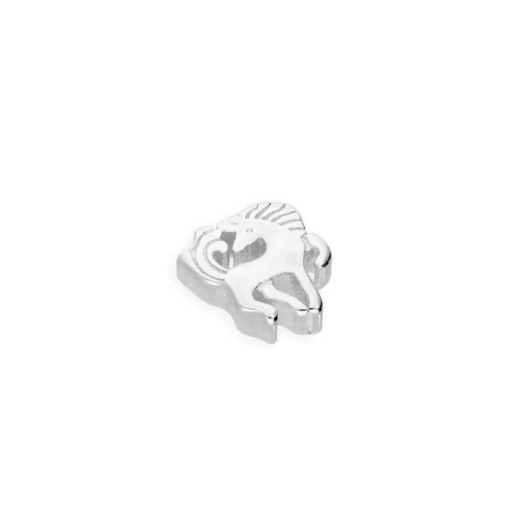 Breloque cheval flottant en argent sterling