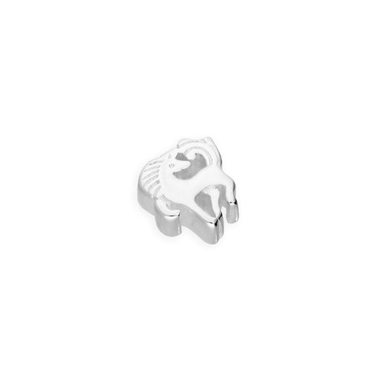 Breloque cheval flottant en argent sterling