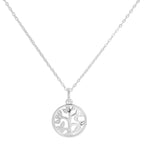 Collier Arbre de Vie en Argent Sterling et Diamants Véritables