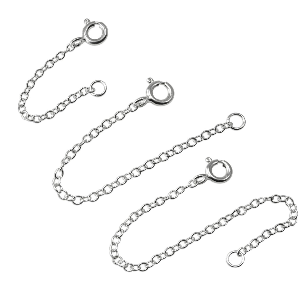 Rallonge de chaîne en argent sterling de 5 à 10 cm