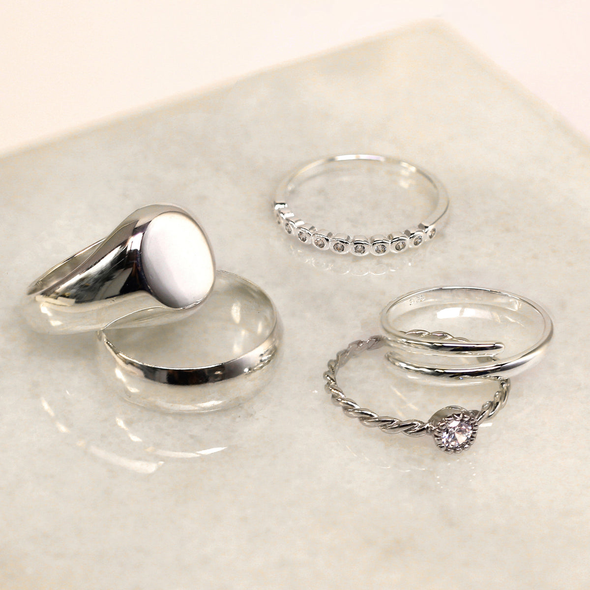 Alliance en argent sterling, épaisse de 6 mm, en forme de D – Tailles 48 à 69
