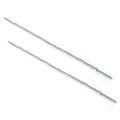 Boucles d'oreilles en argent sterling avec chaîne Belcher à enfiler de 12 mm