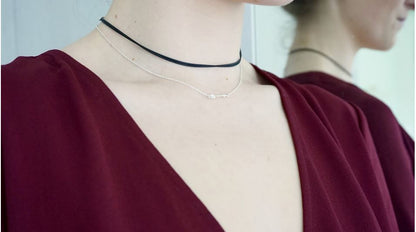 Collier chaîne flèche en argent sterling de 40 cm