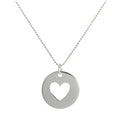 Grand pendentif en forme de disque en argent sterling découpé, 35 à 55 cm