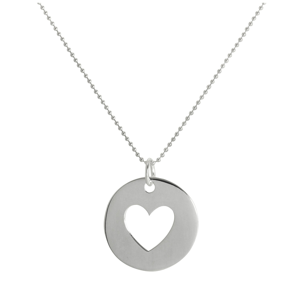 Grand pendentif en forme de disque en argent sterling découpé, 35 à 55 cm