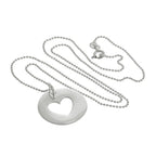 Grand pendentif en forme de disque en argent sterling découpé, 35 à 55 cm