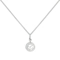Collier horloge Alice au pays des merveilles en argent sterling sur chaîne de 40 à 55 cm
