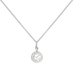 Collier horloge Alice au pays des merveilles en argent sterling sur chaîne de 40 à 55 cm
