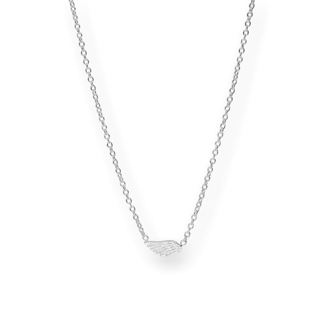 Collier aile en argent sterling avec chaîne de 45 cm