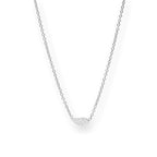 Collier aile en argent sterling avec chaîne de 45 cm