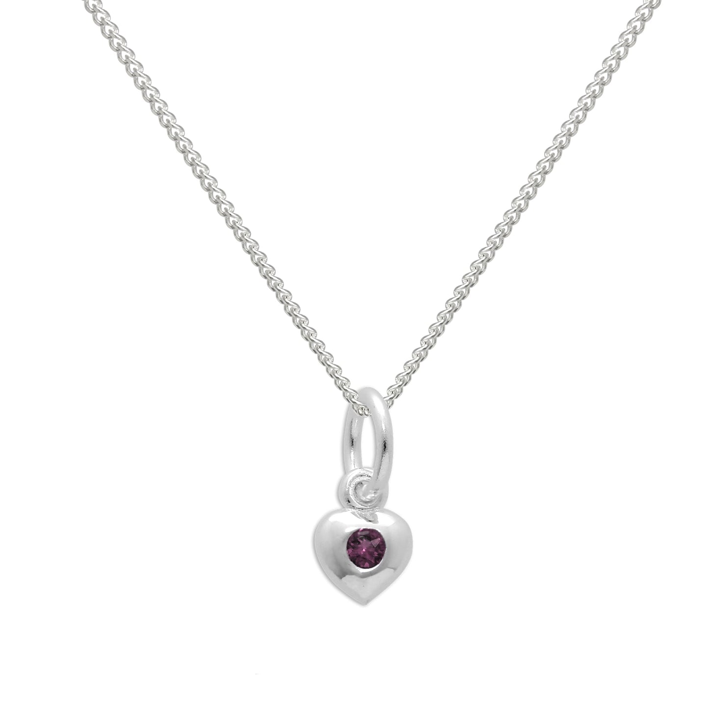 Collier en argent sterling et cristal de tourmaline CZ avec pierre de naissance d'octobre